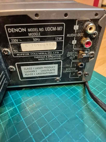 Photo of free Denon UDCM-M7 CD Spares or repair (Farnham Common SL2) #1