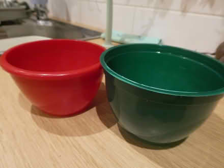 Photo of 1pt/half litre plastic bowls (Lightwater GU18) #1