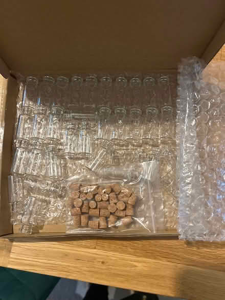 Photo of free Approx 50 tiny bottles with corks (Skellingthorpe) #2