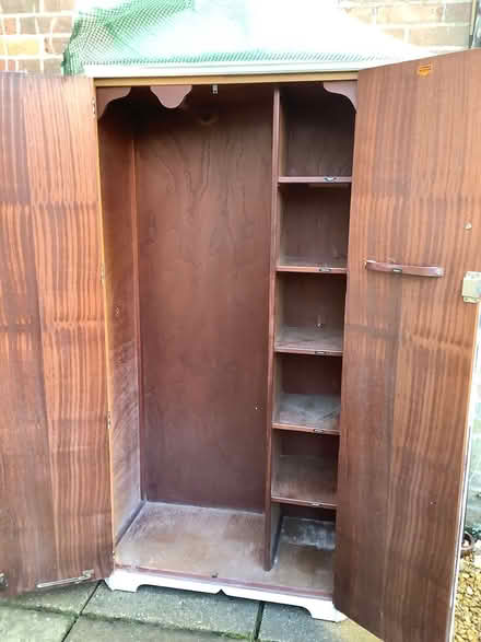 Photo of free Vintage gents wardrobe, painted (Wimborne BH21) #2