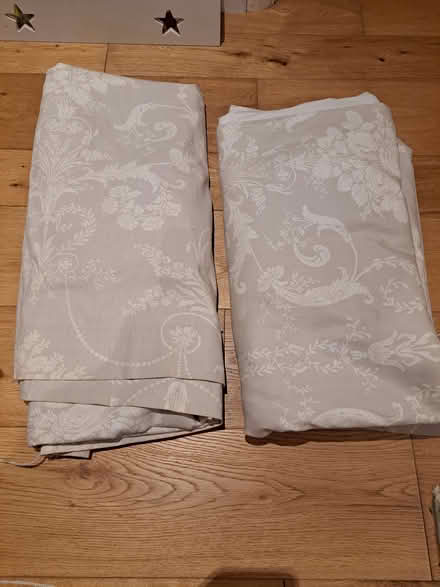 Photo of free Laura Ashley grey Josette curtains (Coulsdon CR5) #4