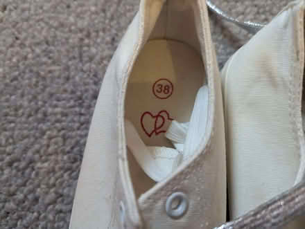Photo of free 2 pairs plimsoles new size 38 (Dyke Road area BN1) #1