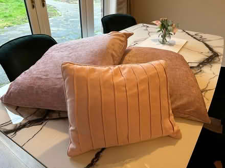 Photo of free pink cushions (West horndon) #1