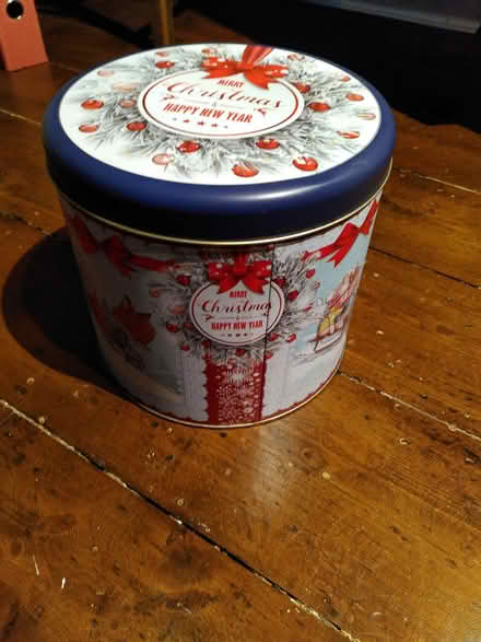 Photo of free Christmas tin (North Woodchester GL5) #1