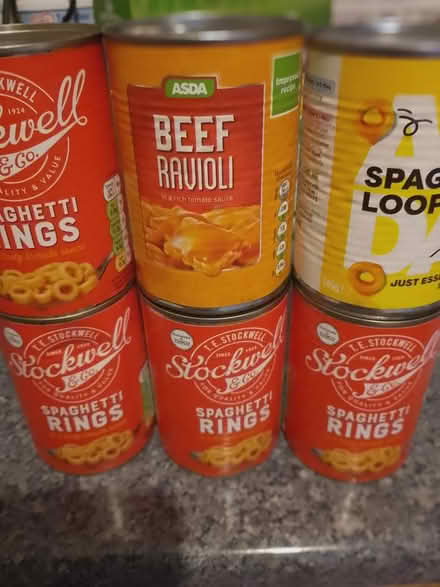 Photo of free Spaghetti rings and beef ravioli (B18) #1