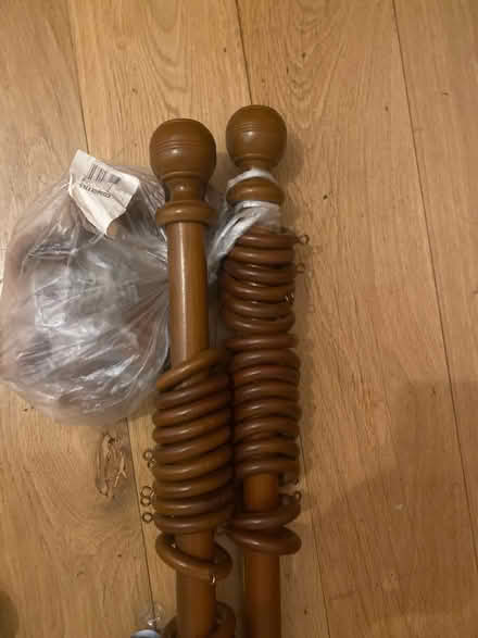 Photo of free Curtain poles, rings and fixings (Scaynes Hill) #2
