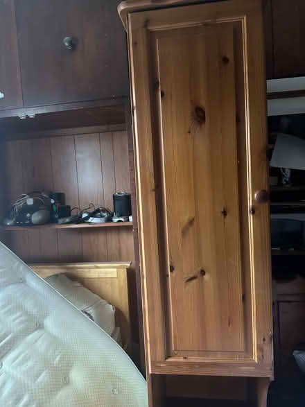 Photo of free Pine Bedside table with top shelves (S7 Netheredge) #1