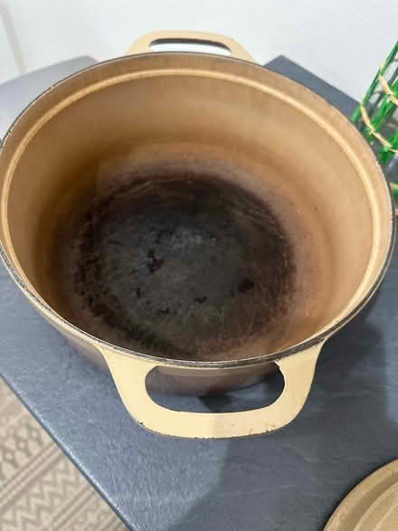Photo of free Large casserole cast iron pot (Purley) #2