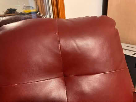 Photo of free Red vinyl, rocker recliner (Rolling Meadows) #3