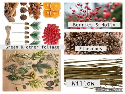 Photo of free Wreath making foliage/accessories (CB3) #1