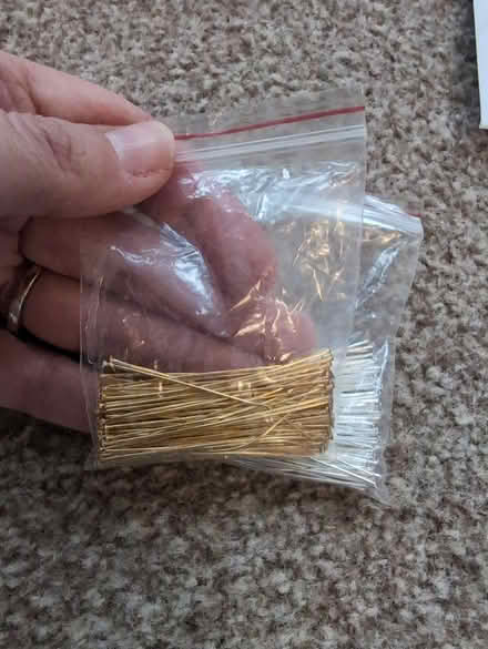 Photo of free 5cm pins - gold and silver (Abingdon, OX14 3TD) #2