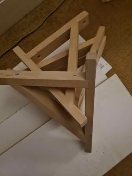 Photo of free Three IKEA shelves and four bracket (SW12 Balham) #3