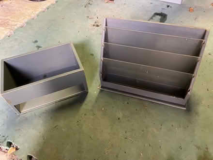 Photo of free 2 wooden desk tidies (Penisarwaun LL55 3) #1