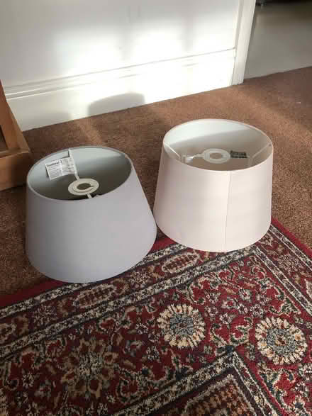 Photo of free two lampshades (ne6 2py) #1