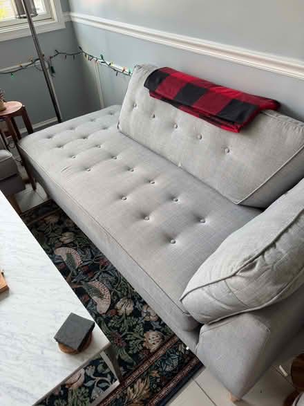 Photo of free Dove Gray Sectional Sofa w/ chaise (Near King St metro in Old Town) #4