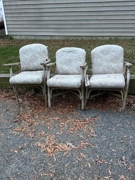 Photo of free 3 Rattan Chairs (Near West End, Richmond) #1