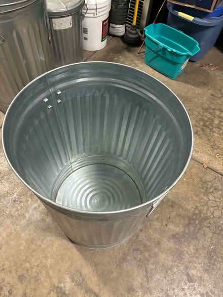 Photo of free 31 Gallon Steel garbage can (60174) #2