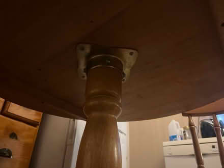 Photo of free Round wood table (Thorpe WF3) #3