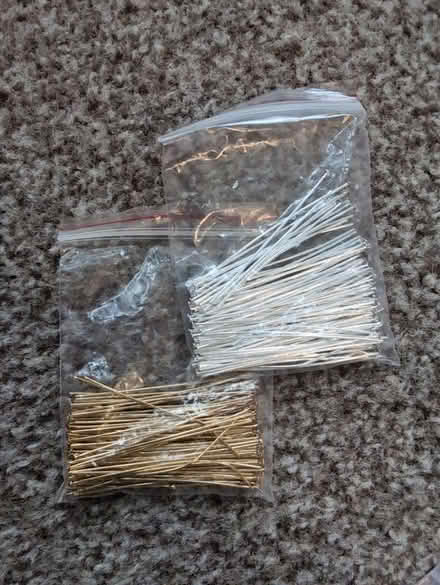 Photo of free 5cm pins - gold and silver (Abingdon, OX14 3TD) #1