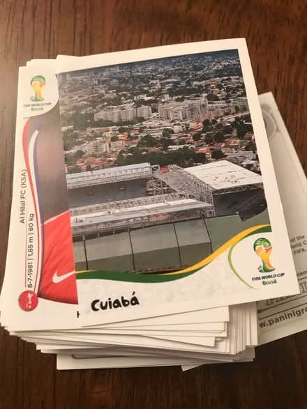 Photo of free Panini football stickers from 2014 (GL52 (Fairview/Pittville)) #1