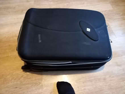 Photo of free Medium sized suitcase, black (Weston bath) #3