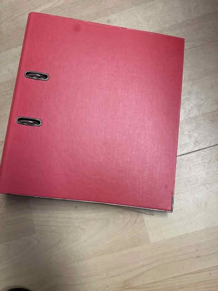 Photo of free A4 lever arch folder (M20 didsbury) #1