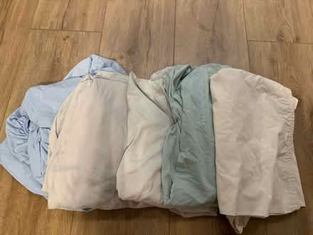 Photo of free Bundle of cot sheets and cot toy (SE26) #2