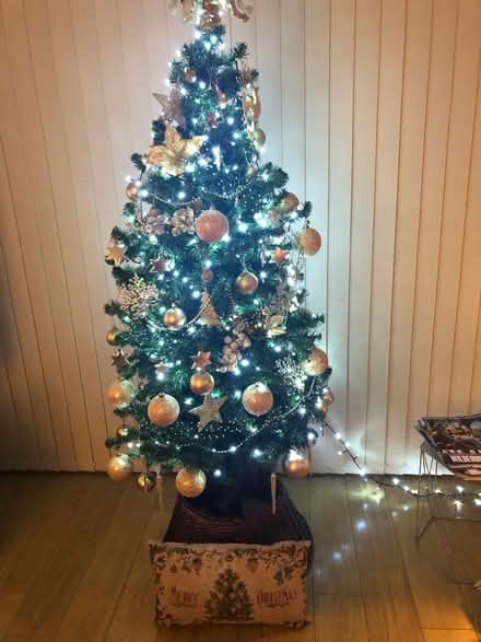 Photo of free 6ft slim xmas tree without decs (UB5 6TX) #1