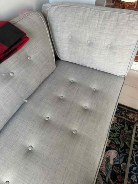 Photo of free Dove Gray Sectional Sofa w/ chaise (Near King St metro in Old Town) #3