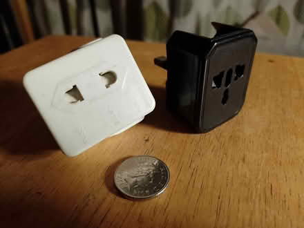 Photo of free 2x EU/CA/US to UK mains adaptor (Montpelier BS6) #1