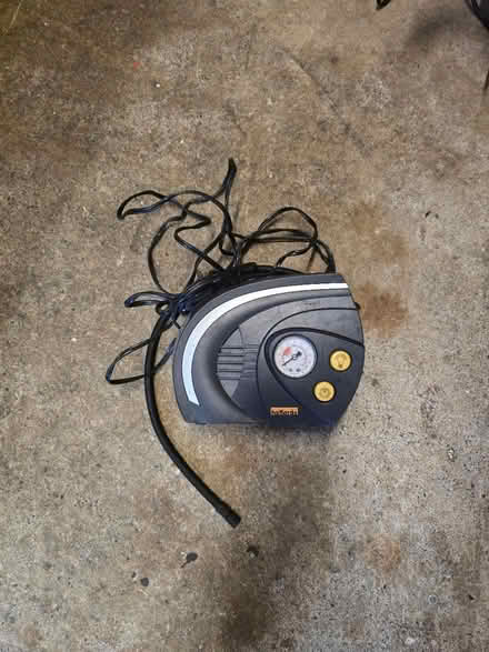 Photo of free Halfords air compressor 12v (Bebington) #1
