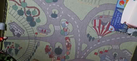 Photo of free Ikea Kids car race track rug (N22 Haringay) #1
