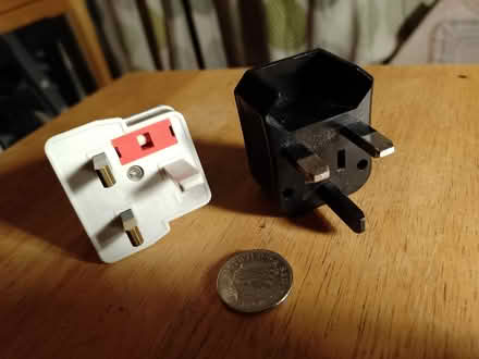 Photo of free 2x EU/CA/US to UK mains adaptor (Montpelier BS6) #2