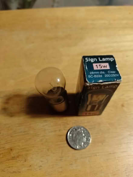 Photo of free 15w small bayonet bulb (Montpelier BS6) #1