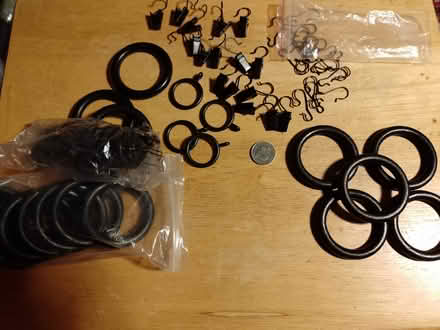 Photo of free Curtain rings, hooks, clips (Montpelier BS6) #2