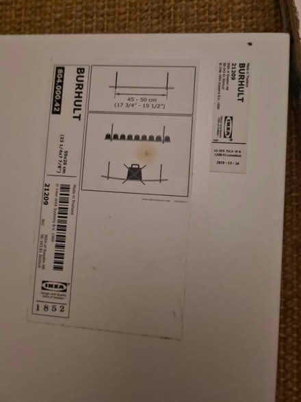 Photo of free Three IKEA shelves and four bracket (SW12 Balham) #2