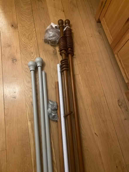 Photo of free Curtain poles, rings and fixings (Scaynes Hill) #1