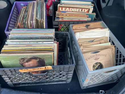 Photo of free Crates of folk vinyl records (East Hollywood) #1