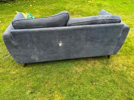 Photo of free Three seater navy sofa (Tring HP23) #4