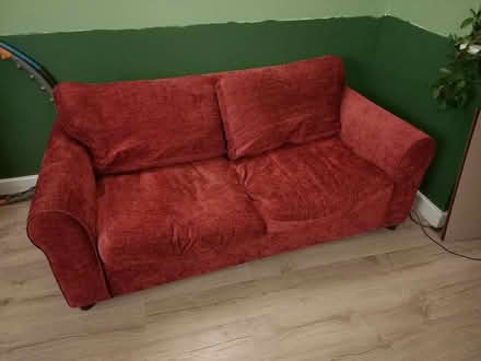 Photo of free Red sofa bed (Chapeltown LS7) #1