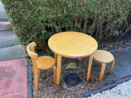 Photo of free Childs table, chair and stool (East Oxford OX4) #3