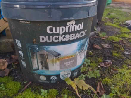 Photo of free Grey outdoor paint 9l (Shrewsbury, Porthill SY3) #1