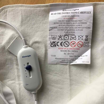Photo of free Silentnight king size electric blanket (Cudham TN14) #2