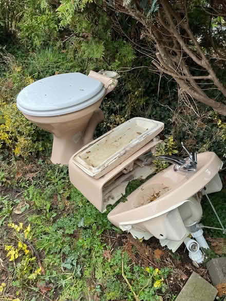 Photo of free Pink toilet and sink (Penrith CA11) #1