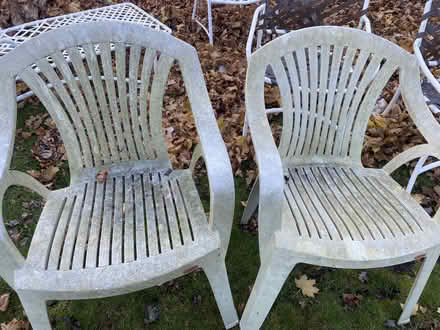 Photo of free 6 Plastic/deck chairs (Newton Highlands) #2