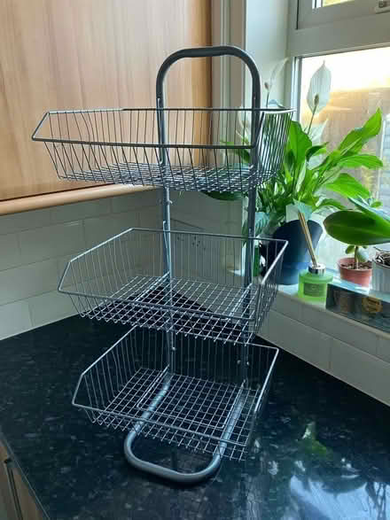 Photo of free Baskets on stand, kitchen table top fruit and veg etc (Seaside BN22) #1