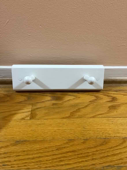 Photo of free Solid wood shelf and hooks (North Springfield) #3