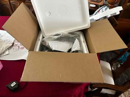 Photo of free Shipping box with styrofoam insert (North Lakewood) #1