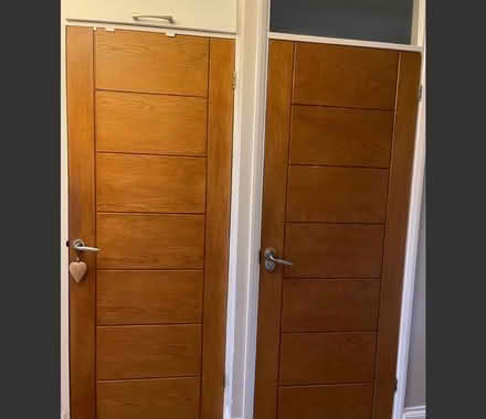 Photo of free Oak doors x5 (SG12 ware) #1