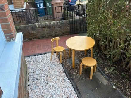 Photo of free Childs table, chair and stool (East Oxford OX4) #2
